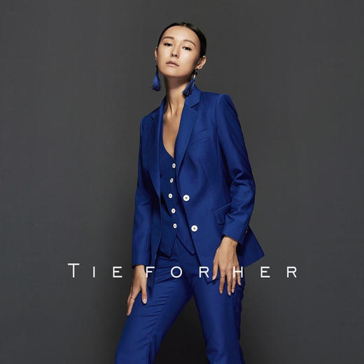 TF013 宝蓝色单排西装 商品图0
