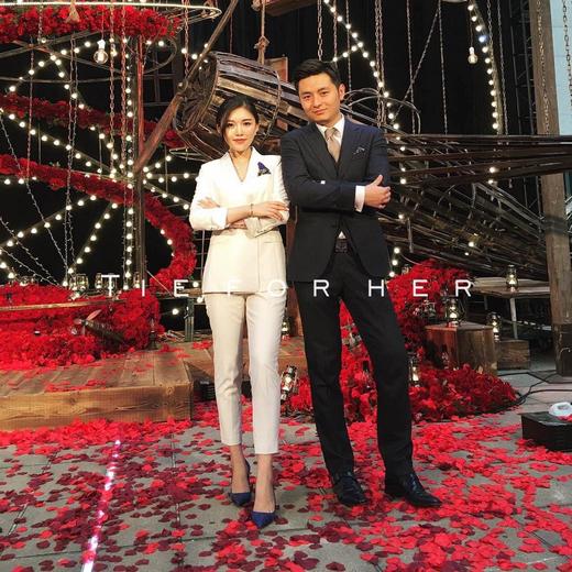 TF016 白色青果领礼服款西装 商品图1