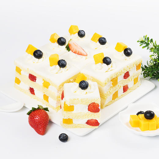 水果奶油夹心蛋糕