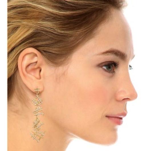 北京仓｜JLC-Long Net-耳环［黎巴嫩设计师］ 商品图0