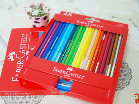 正品德国fabercastell辉柏嘉48色油性彩色铅笔单品包邮