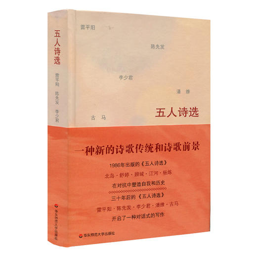 五人诗选 开启了北岛之后的一种对话式的写作 现代诗歌 雷平阳 陈先发 李少君 潘维 古马 商品图0