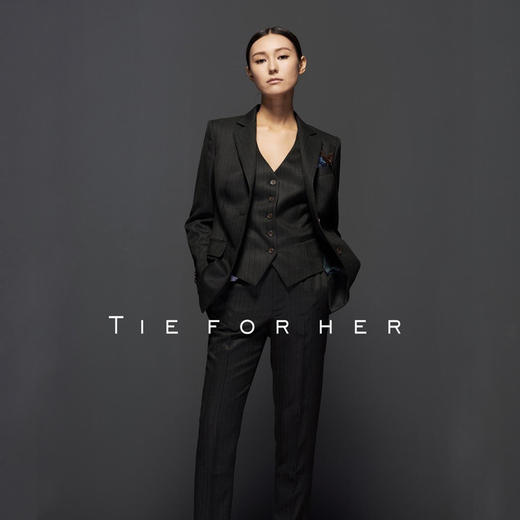 TF031 墨绿色暗格纹西装 商品图1