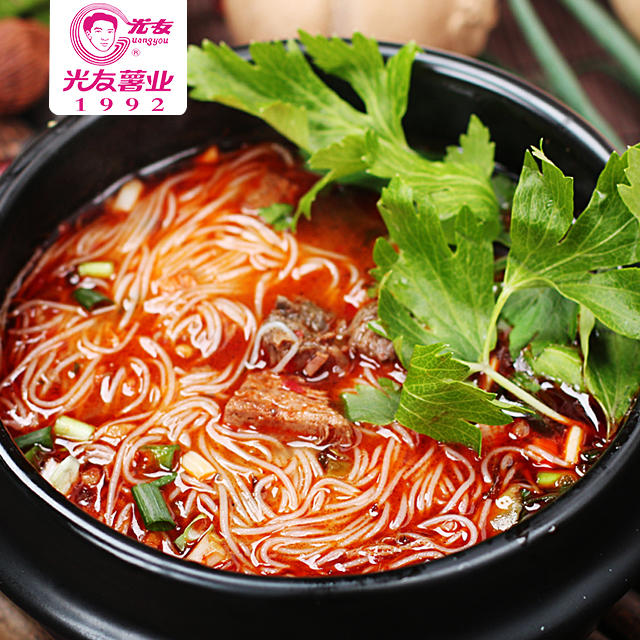 光友绵阳米粉 餐馆级牛肉米粉 155克/袋*3袋