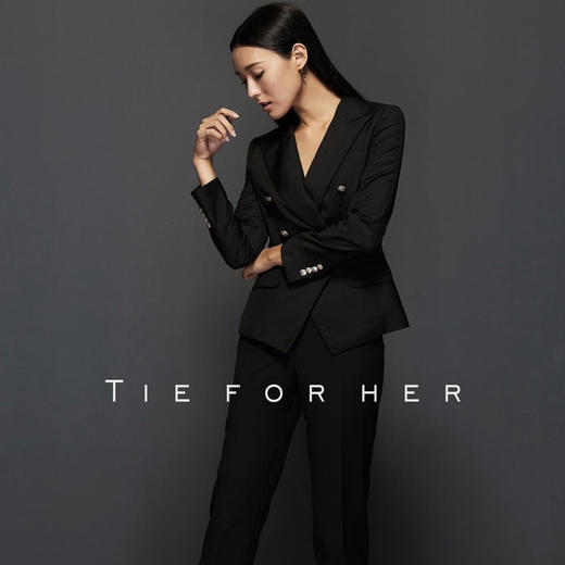 TF006 短款黑色西装 商品图1