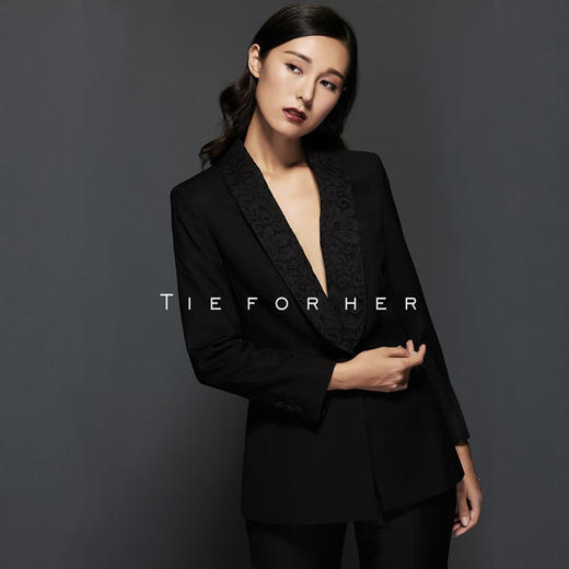 TF024 蕾丝礼服单排西装 商品图1