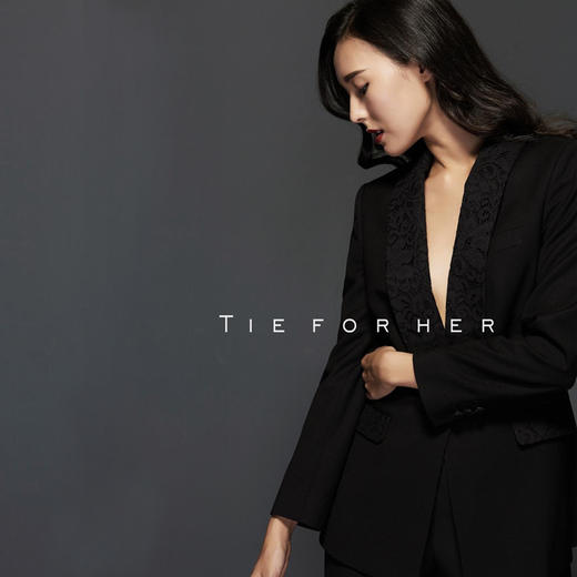 TF024 蕾丝礼服单排西装 商品图2