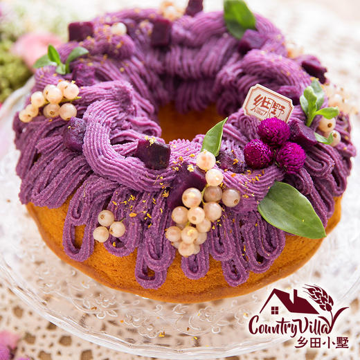 紫薯南瓜花环裸蛋糕 商品图5