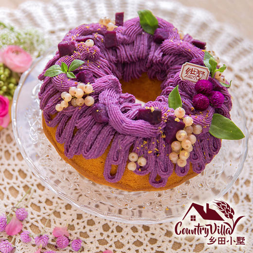紫薯南瓜花环裸蛋糕 商品图4