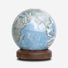 HomelyGlobe 书房客厅摆件 实木标准圆底灰湖绿地球仪25cm（运费单拍） 商品缩略图1