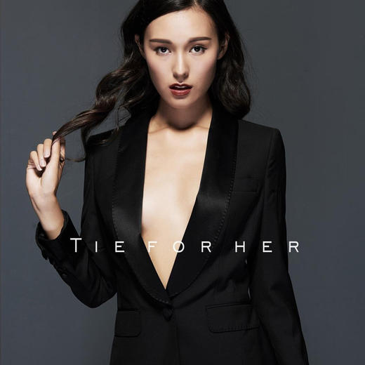 TF017 黑色青果领礼服款西装 商品图2