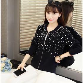 【女式针织开衫】东大门韩版女装春季新款毛衣外套空调针织衫开衫精品欧洲站