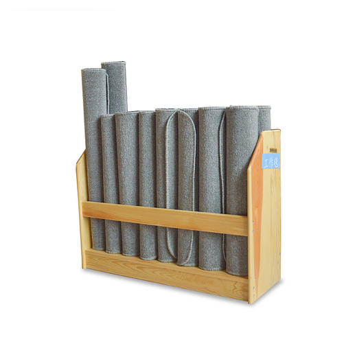 幼儿园实木工作毯架 商品图5