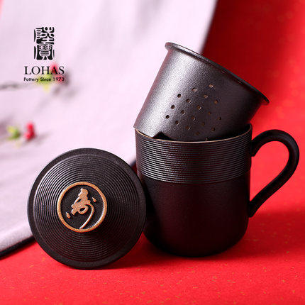 【彼达思】台湾陆宝 金猴盖杯 商品图1