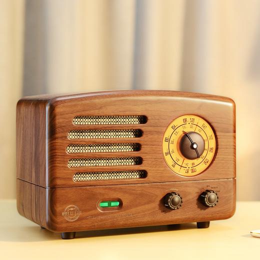  猫王收音机 典藏级复古原木收音机 无线蓝牙音箱 11年研发 27道工序 90天工期 商品图1