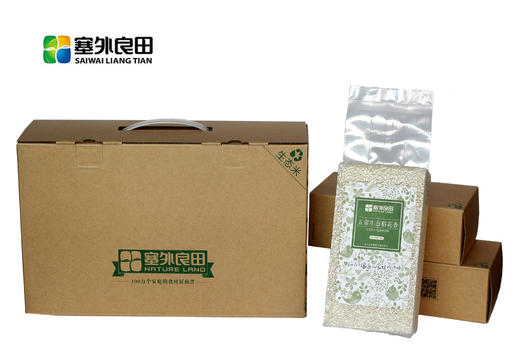 【塞外良田】五常稻花香 生态大米 牛卡礼盒装 5kg 商品图0