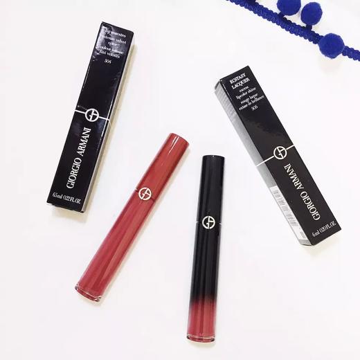 现货▲法国 Armani/阿玛尼 黑管/红管唇釉唇彩唇膏口红 商品图2