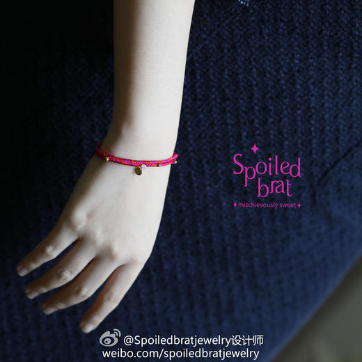 SpoiledBart Jewelry幸运红绳 多色编织、定制情侣、亲子手链 商品图2