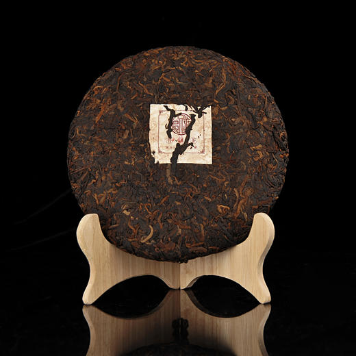 收藏-沧元号鸡年纪念饼357g大叶种茶叶紧压茶单饼装（熟茶） 商品图2