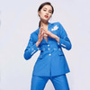 TF074 天空蓝单排扣两件套西装 商品缩略图2