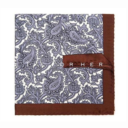 TP016 咖啡色帕斯利帕巾 商品图0