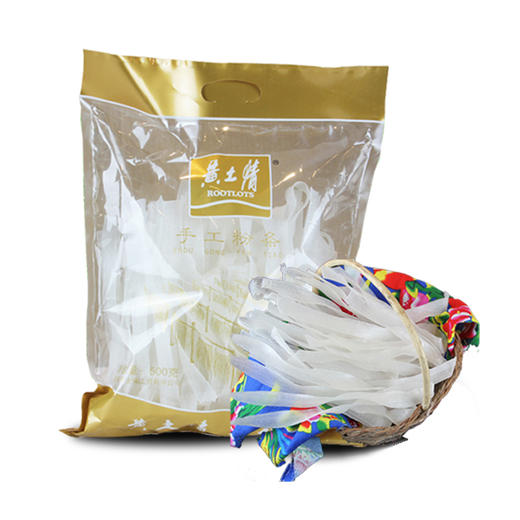 黄土情 农家手工宽粉500g 商品图0