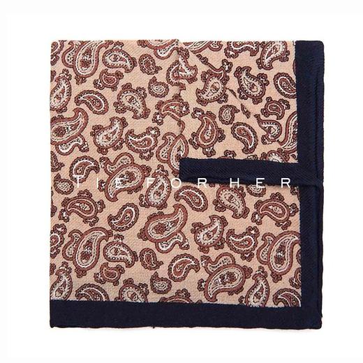 TP017 浅驼色帕斯利帕巾 商品图0