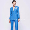 TF074 天空蓝单排扣两件套西装 商品缩略图0