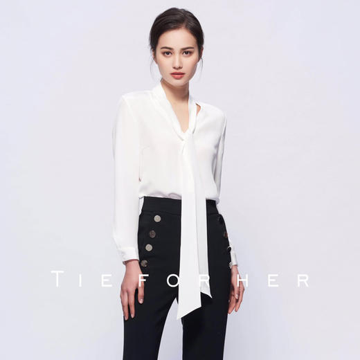 飘带衬衫 商品图0