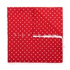 TP012 白波点红色真丝帕巾 商品缩略图0