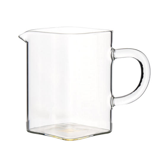 永利汇 玻璃公道杯 耐热加厚茶海分茶器 高硼硅功夫茶具四方公杯 商品图1