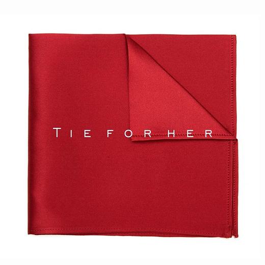 TP004 红色真丝帕巾 商品图0