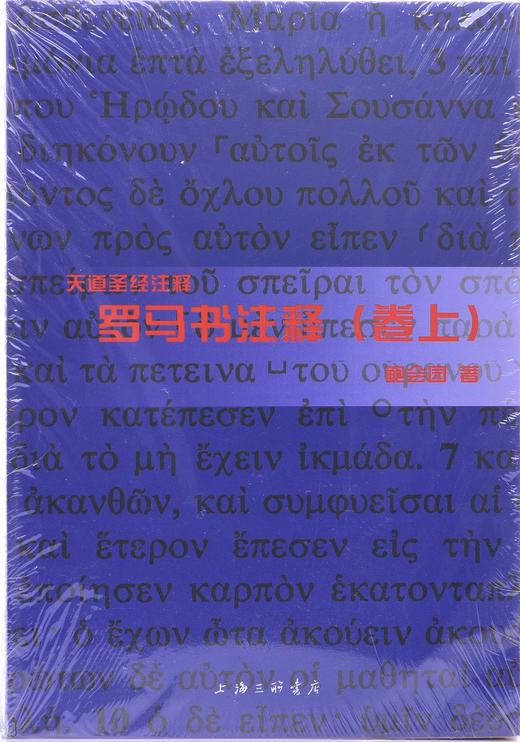 罗马书注释（上下卷）-天道SJ注释系列 商品图4