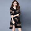 【服饰鞋包】新款女式外套中长款女装毛衣开衫条纹风衣针织衫 商品缩略图0