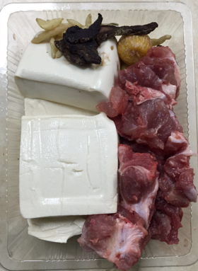 502生地麦冬猪骨汤 猪骨8两 生地 麦冬 豆腐 蜜枣 姜