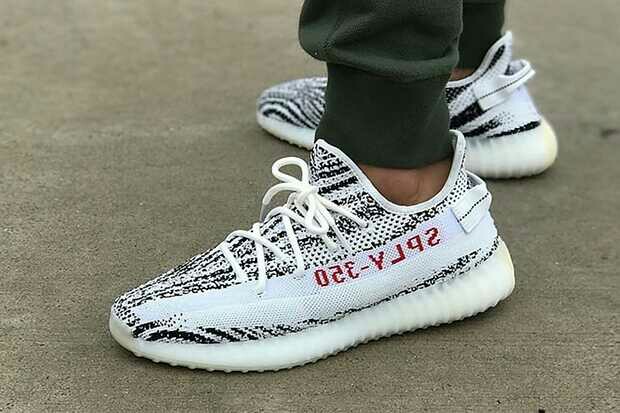 疯狂兔子 adidas yeezy boost 350 v2 白斑马 限量侃爷椰子 cp9654