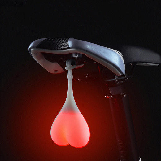 自行车尾灯前灯山地车夜骑蛋蛋灯骑行装备单车配件个性安全警示灯 商品图3