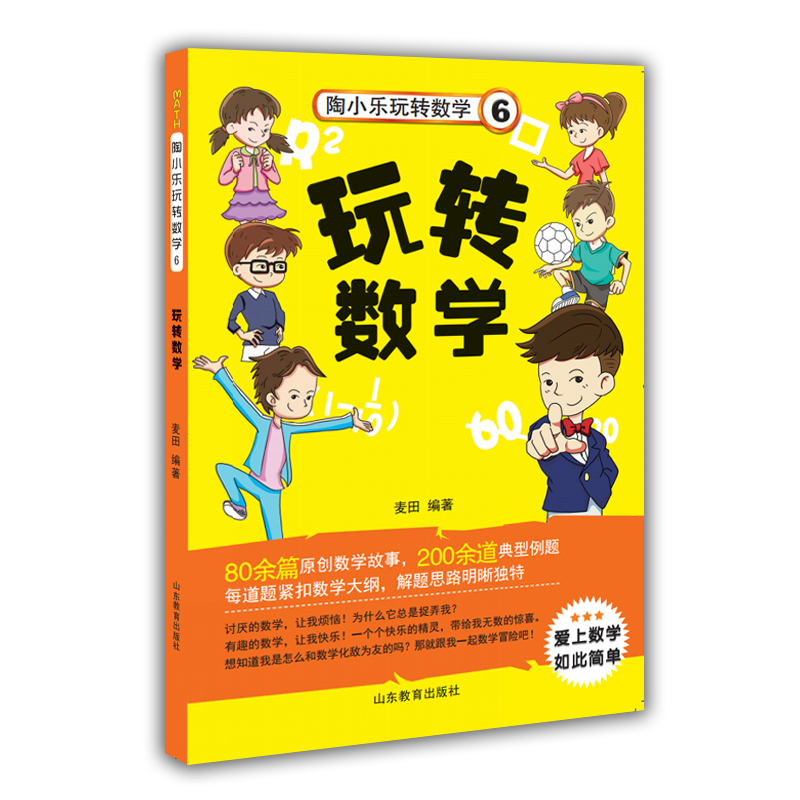 陶小乐玩转数学6 玩转数学 小学数学课程标准 不一样的数学 陶小乐数学故事书 小学生数学教辅书 6-12岁