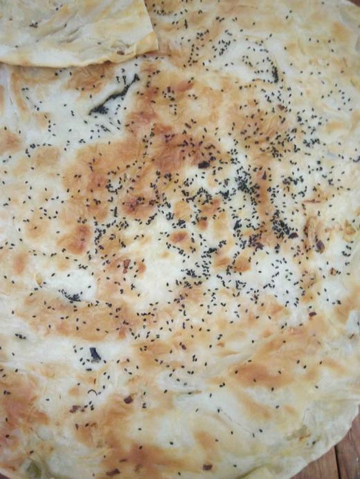 购物店面食芝麻油饼