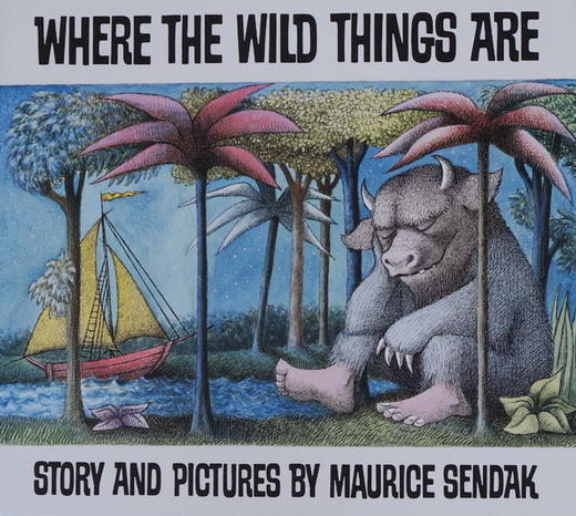 【凯迪克金奖】英文原版 Where the Wild Things Are 野兽出没的地方 商品图0