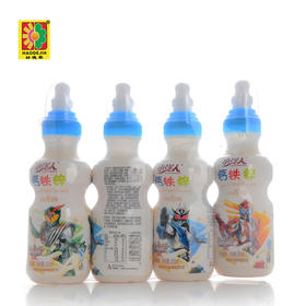 【百汇到家】小洋人铠甲勇士钙铁锌200ml *4瓶，钙铁锌乳酸菌儿童奶