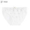 奶糖派白香雪配套刺绣内裤 白色 商品缩略图1
