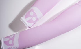 严素冰丝臂套,纯白/粉蓝/粉红,袖套,速干,排汗,透气,防晒,温度调节