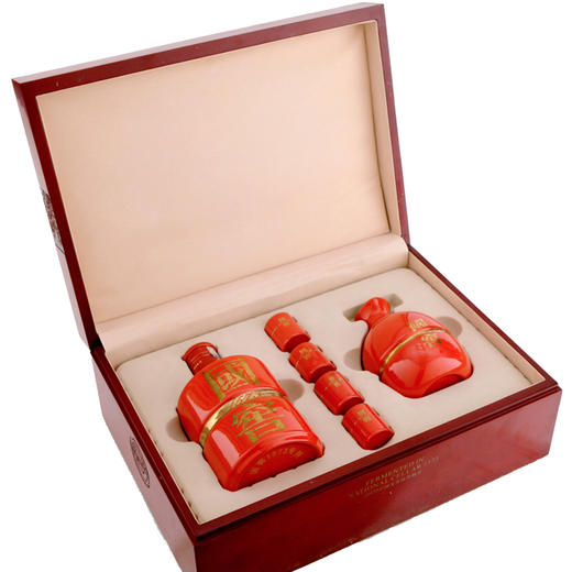 60度 国窖1573 礼品装 500ml+红釉酒具 生命中的那坛酒 收藏系    泸州老窖官方旗舰店 商品图1