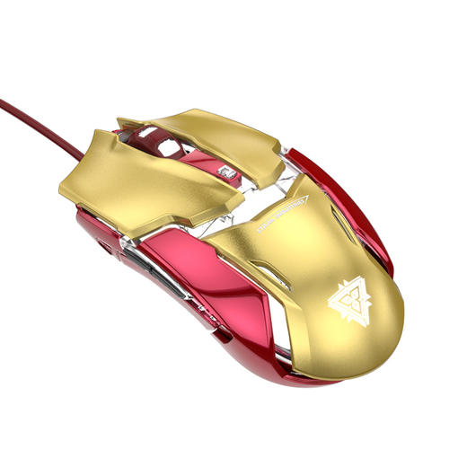 宜博极光狂蛇“钢铁侠3”纪念版人体工学游戏鼠标 商品图1