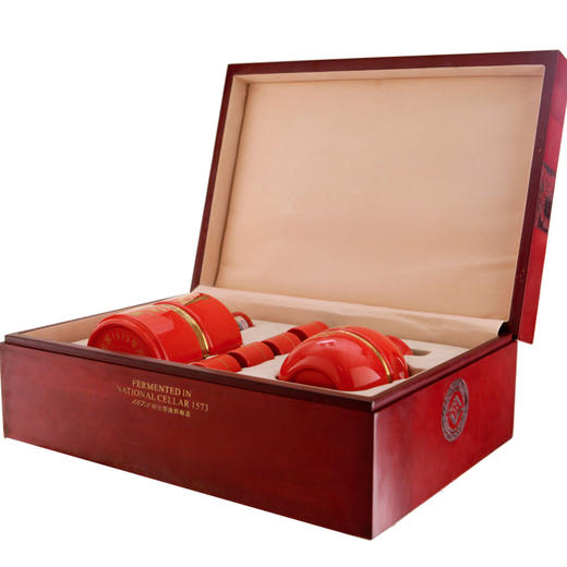 60度 国窖1573 礼品装 500ml+红釉酒具 生命中的那坛酒 收藏系    泸州老窖官方旗舰店 商品图2