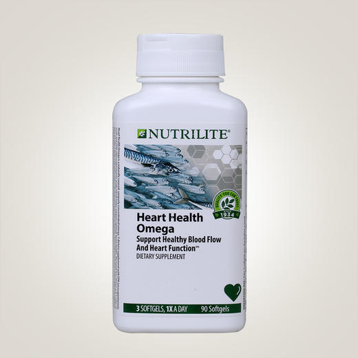 美国安利纽崔莱omega3深海护心鱼油 90粒