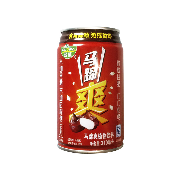 多能马蹄爽植物饮料310ml含马蹄粒