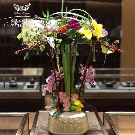 酒店艺术插花-适合酒店大堂,酒会大厅等