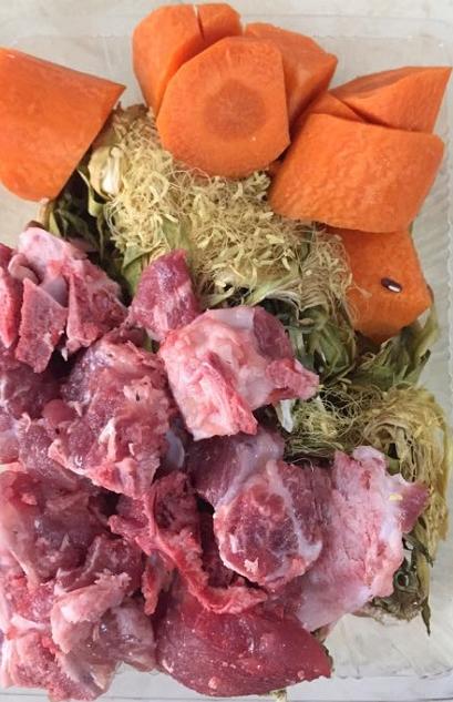 502霸王花猪骨汤，猪骨8两，霸王花，红萝卜，花生，眉豆，蜜枣，生姜 1 份 商品图1